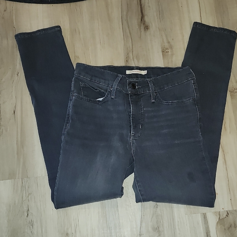 Dark Gray Skinny Jeans for Women